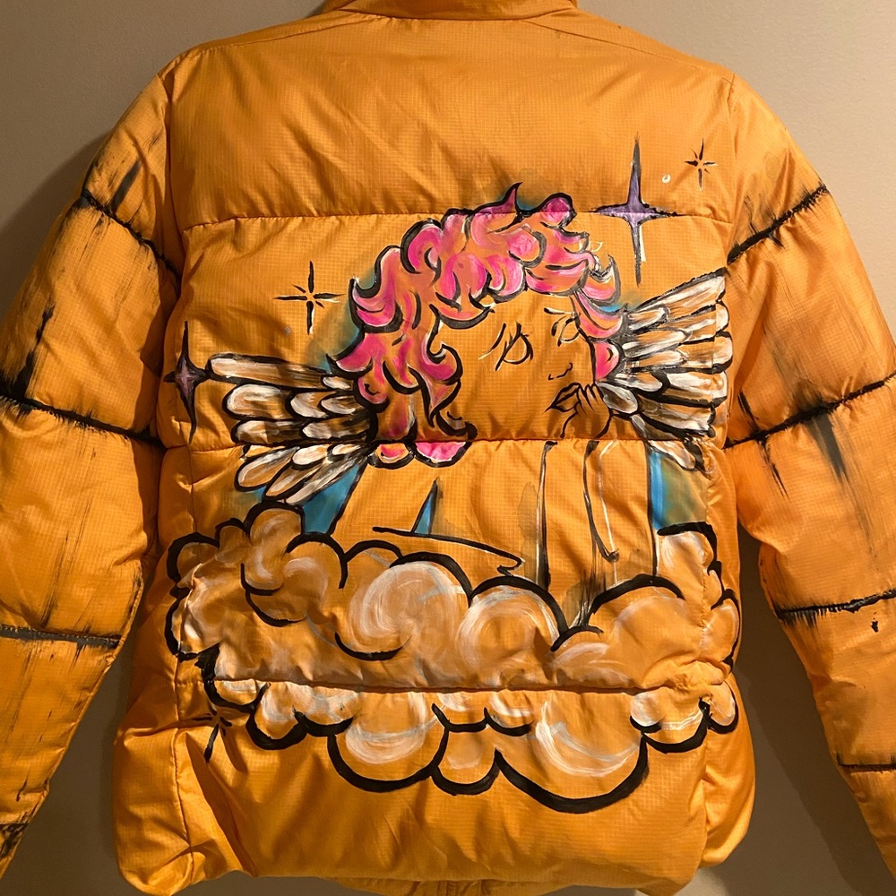 Custom ‘Hope’ Columbia Hand painted jacket.